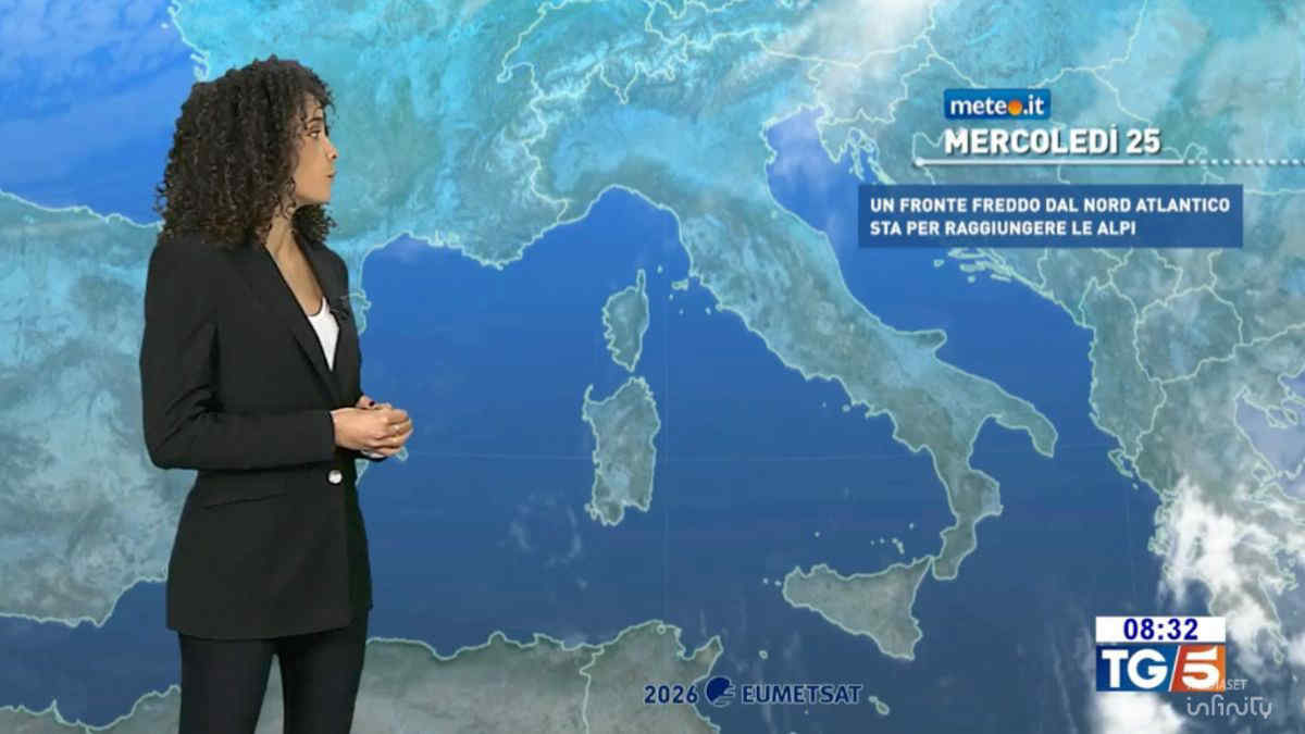 Meteo, fronte freddo in arrivo: vento, neve, pioggia e sensibile calo termico