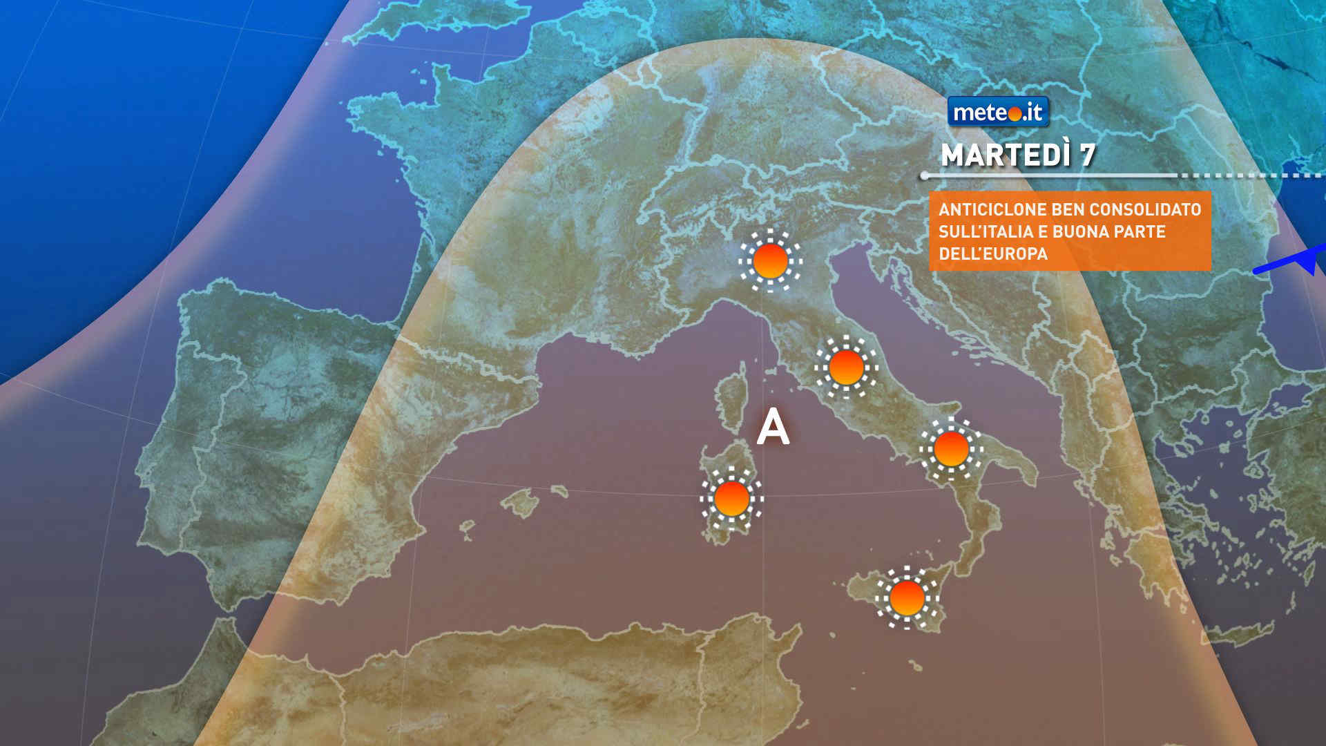 Meteo: alta pressione anche dopo Pasqua e Pasquetta! Ma fino a quando?