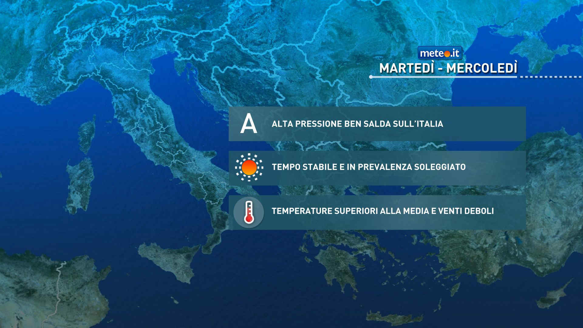 Meteo: martedì 7 ancora bel tempo e temperature oltre la norma!