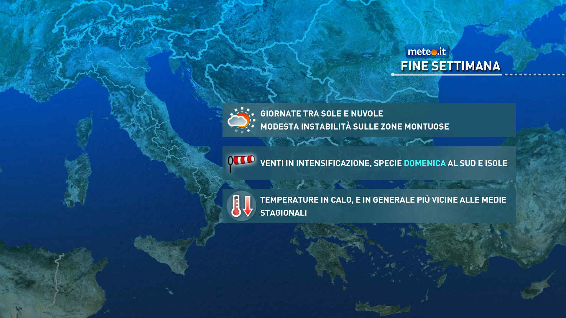 Meteo, alta pressione in indebolimento e calo termico: ecco quando