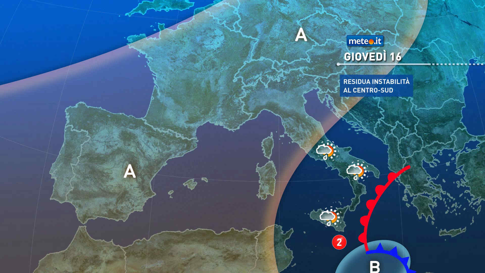 Meteo, 16 aprile con temporali residui al Centro-sud: le previsioni