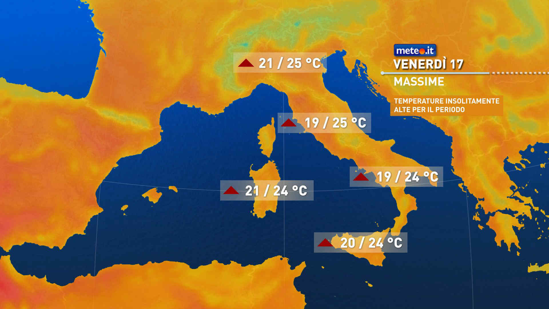 Meteo: avanza l'Anticiclone delle Azzorre! 17-18 aprile con caldo quasi estivo