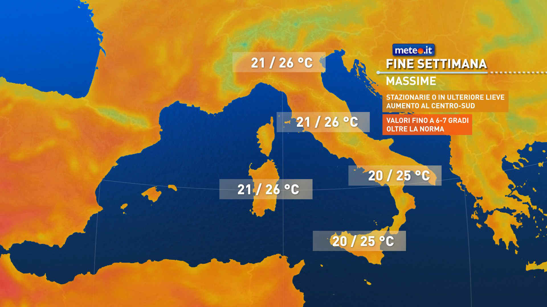 Meteo: l'anticiclone conquista l'Italia! Weekend al via con clima più mite del normale