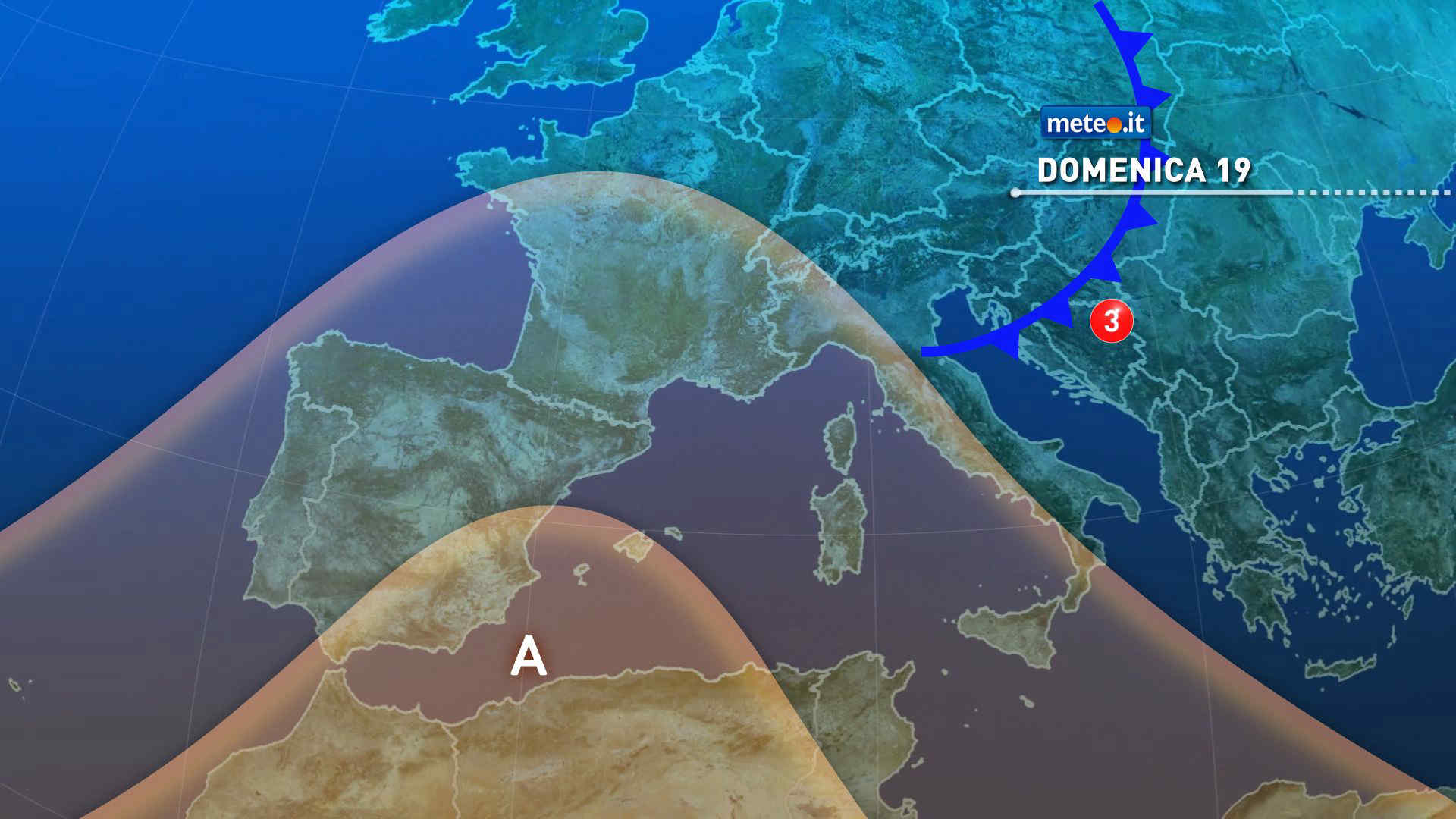 Meteo, 19 aprile con sole e caldo al Centro-sud e temporali al Nord