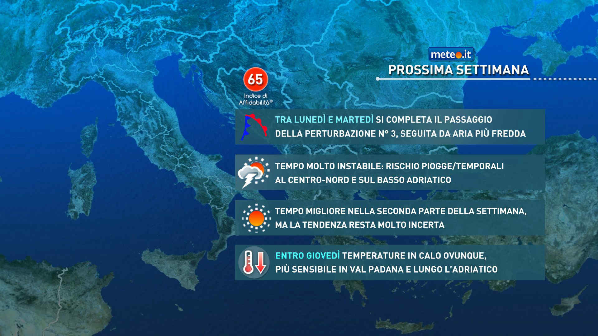 Meteo, dal 20 aprile fase più instabile e fresca: la tendenza