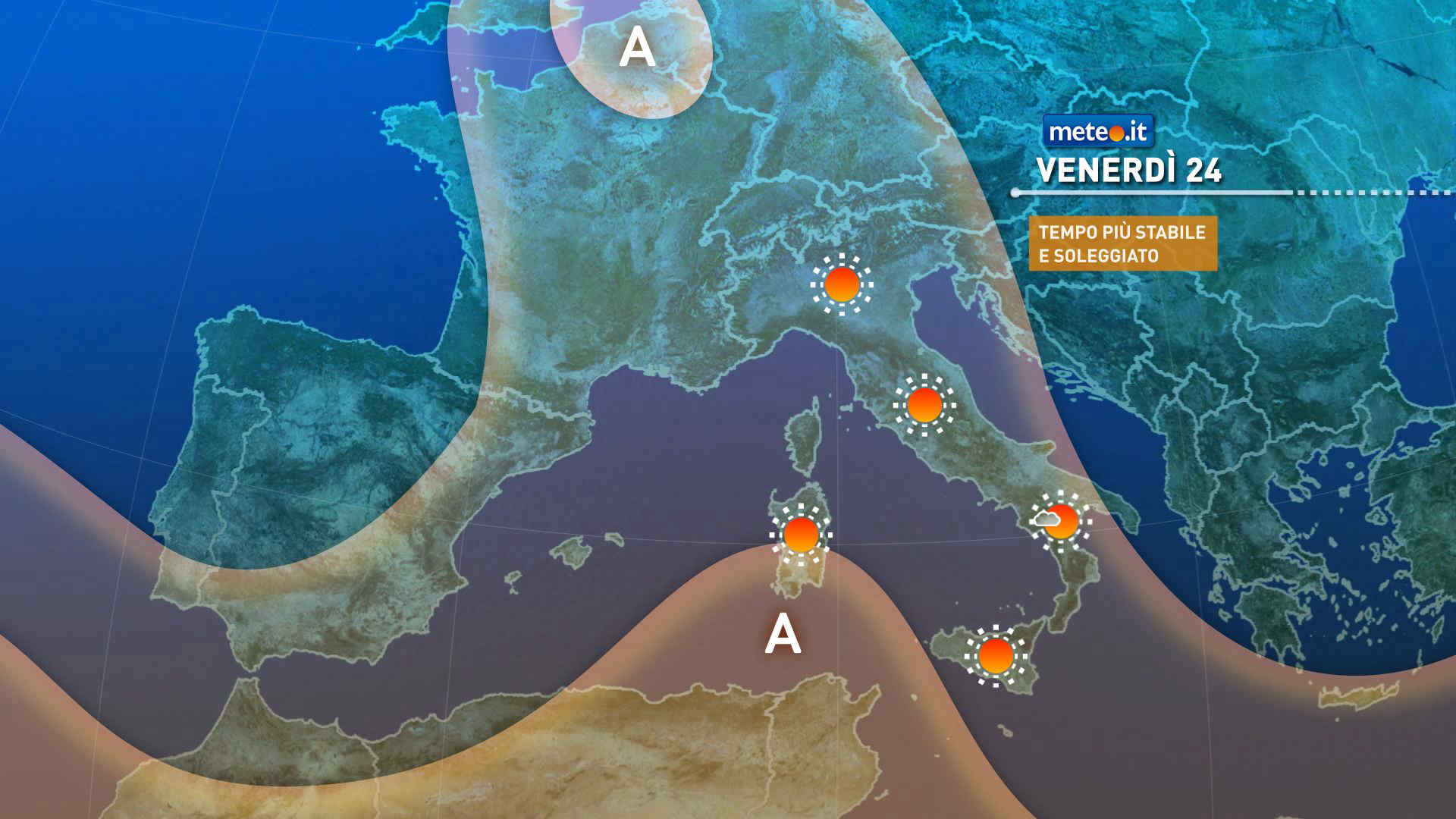 Meteo: da metà settimana temperature oltre la norma! Caldo il 25 aprile
