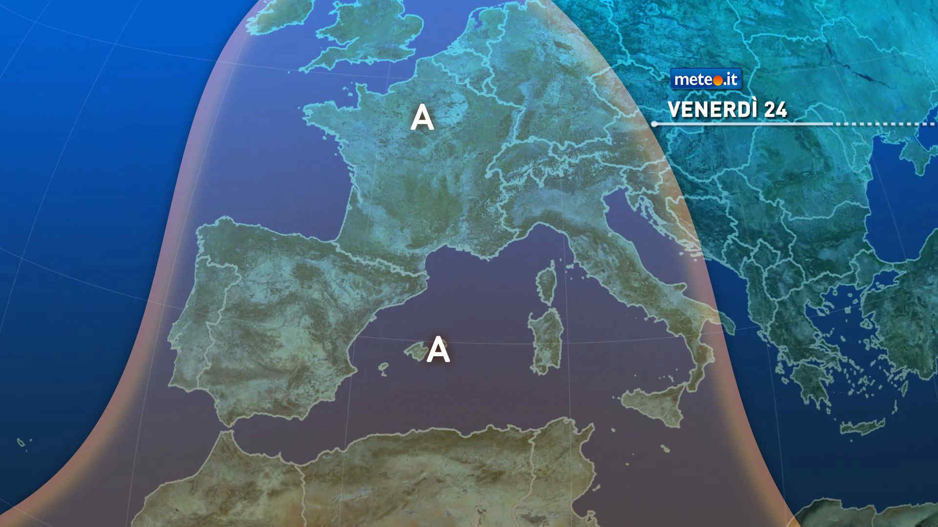 Meteo, torna l'alta pressione: weekend del 25 aprile con sole e temperature in aumento