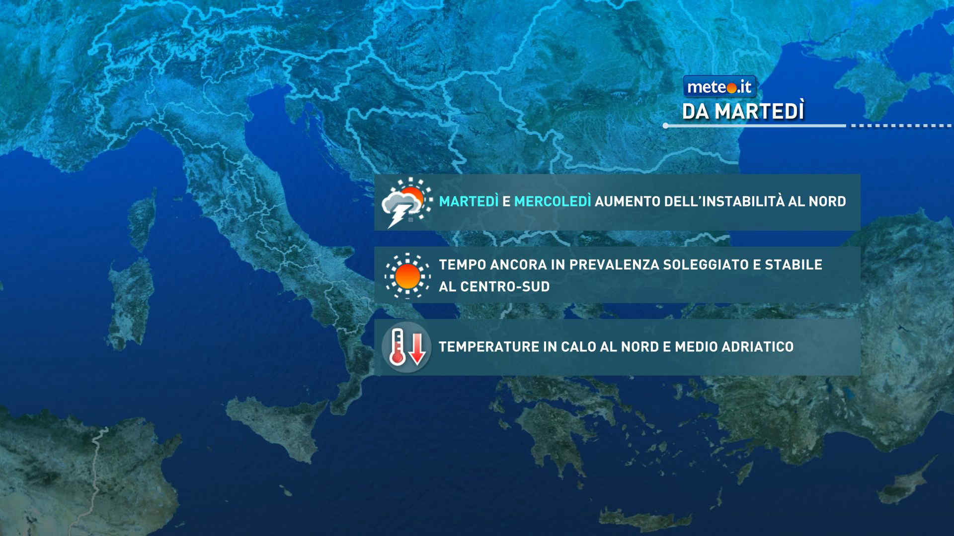 Meteo, dal 28 aprile nuovo aumento dell'instabilità: la tendenza
