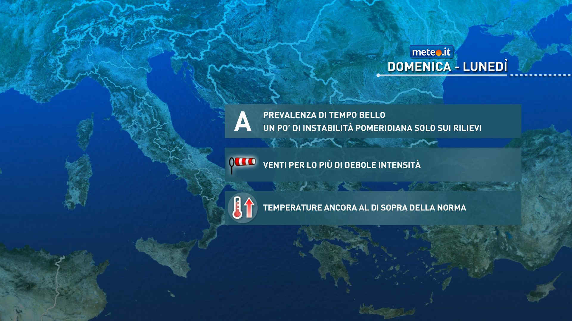 Meteo, 26 aprile ancora stabile e caldo poi peggiora in settimana