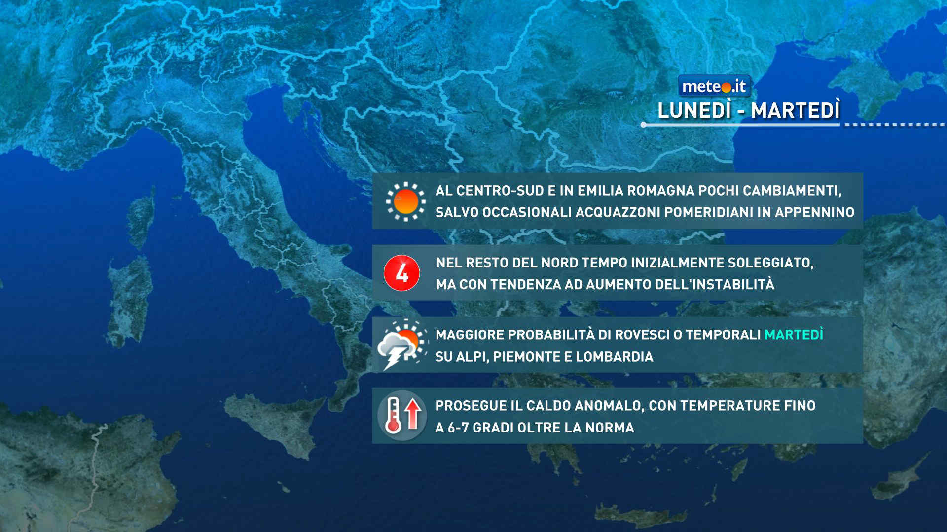 Meteo, da martedì 28 aprile l'alta pressione inizierà a cedere
