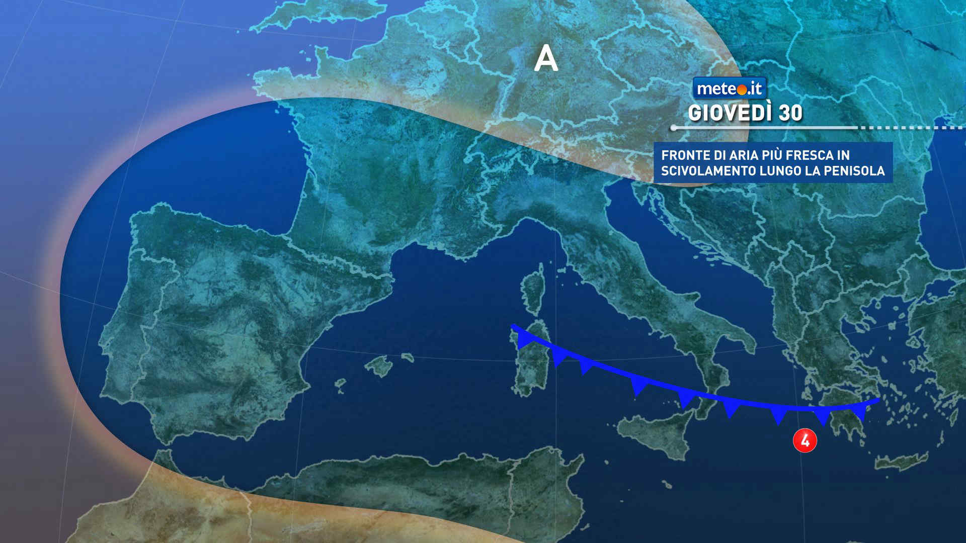 Meteo, 30 aprile instabile e più fresco poi migliora per il Ponte del 1° maggio
