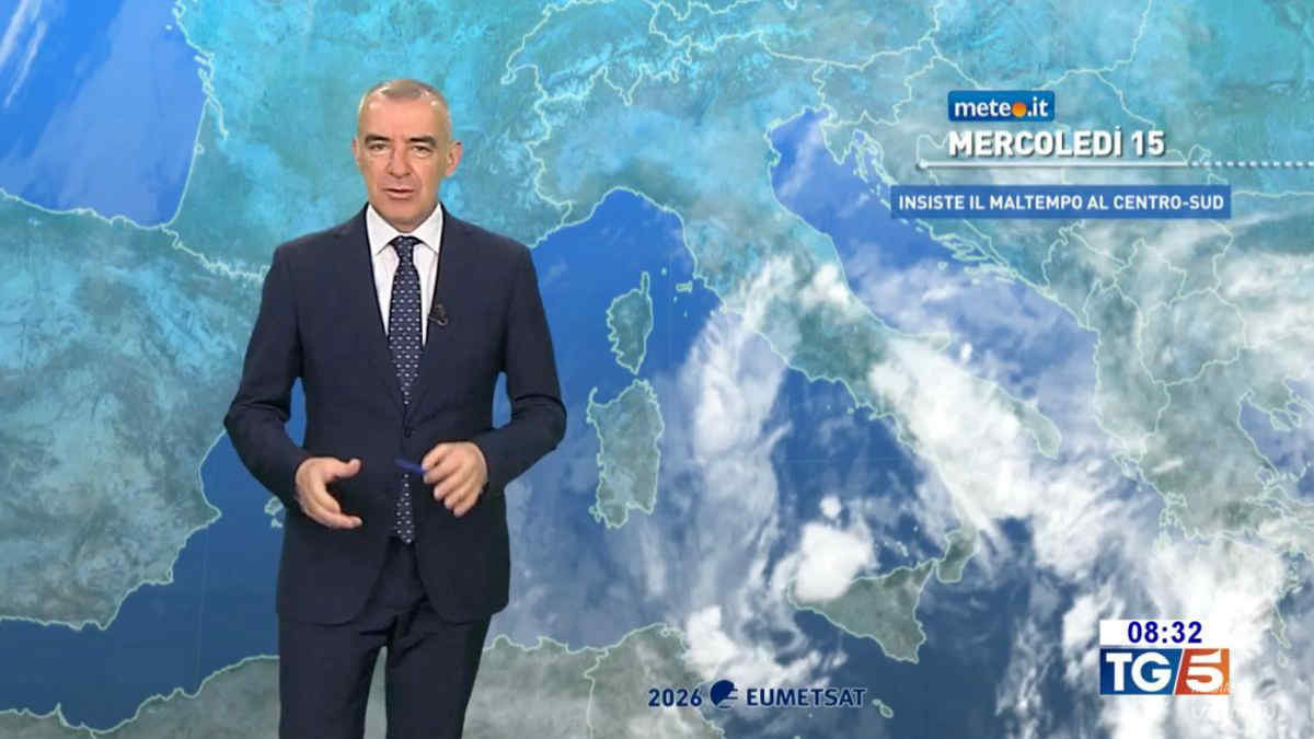 Meteo, 15-16 aprile con ancora maltempo al Centro-sud: le previsioni