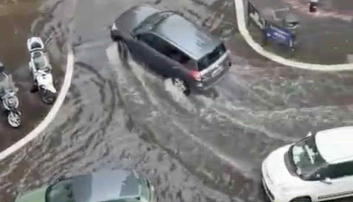 Maltempo Roma: violento temporale con grandine e pioggia intensa - Video