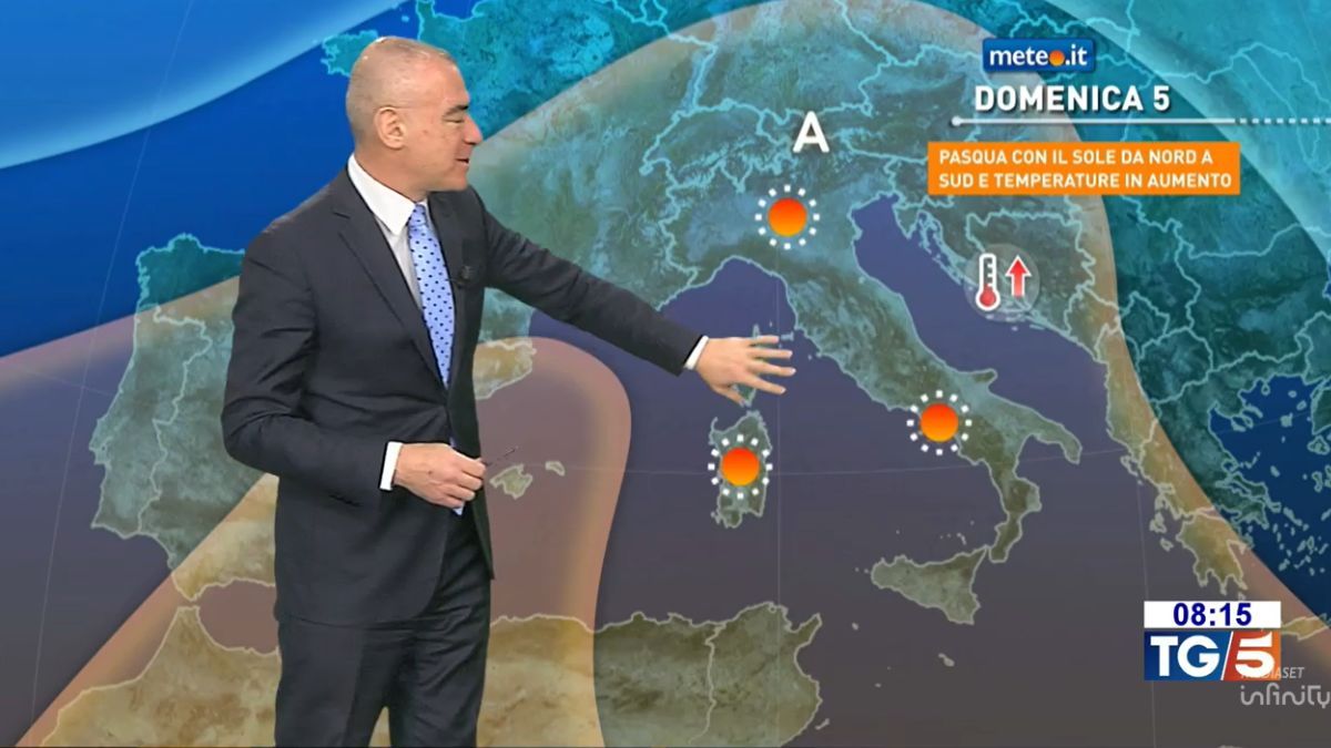 Meteo Sabato santo: prevalenza di sole e temperature in rialzo!