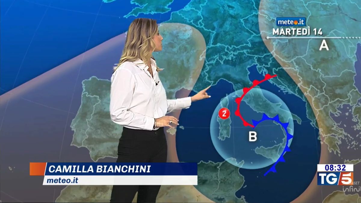 Meteo: 14 aprile con forte maltempo, piogge intense e venti. Ecco dove