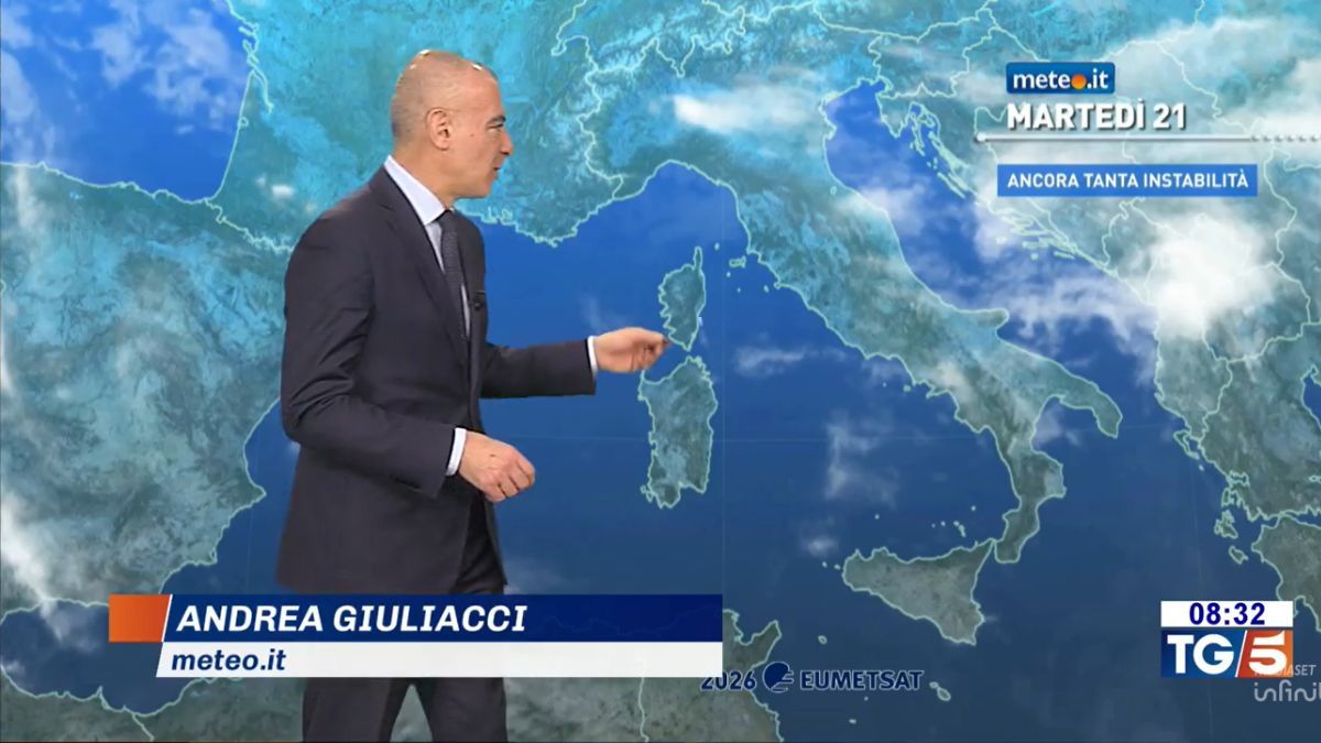 Meteo: tempo instabile al Centro-Nord! Brusco calo termico in arrivo