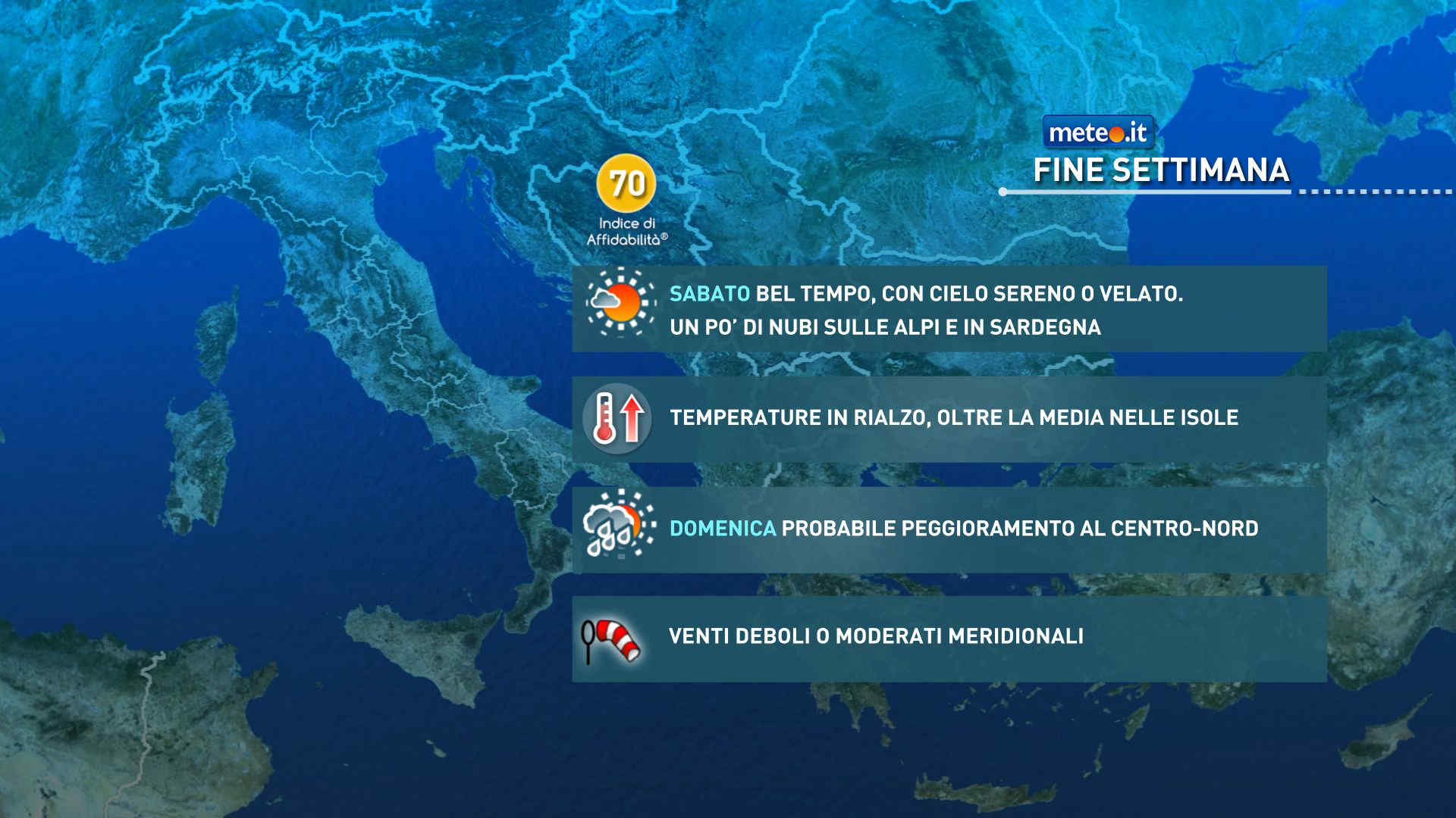 Meteo: nel weekend della Festa della Mamma qualche episodio instabile. La tendenza