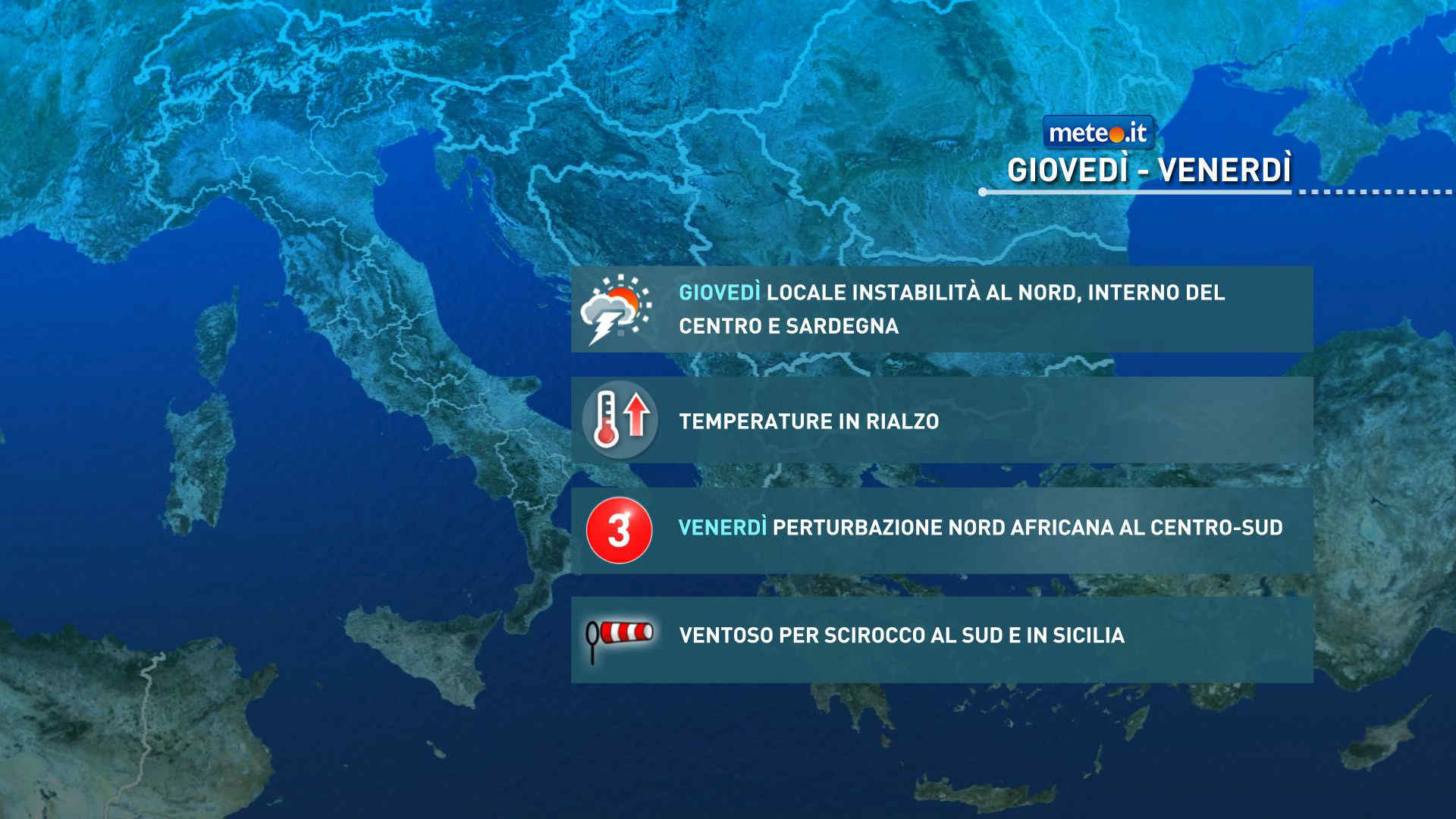 Meteo 7 maggio: perturbazione in allontanamento! Venerdì 8 nuovo peggioramento