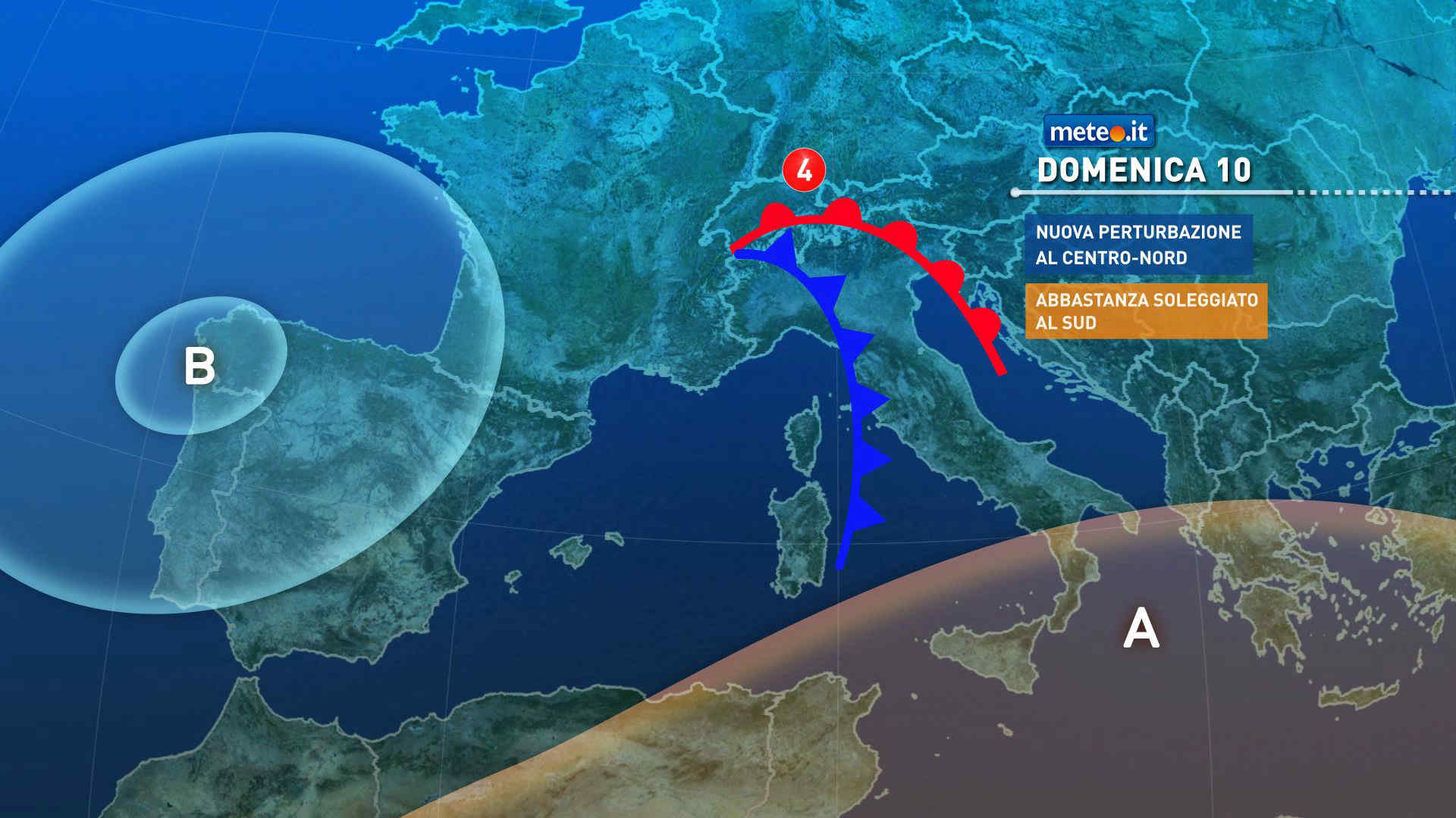 Meteo: oggi (10 maggio, Festa della Mamma) maltempo e calo termico al Centro-Nord