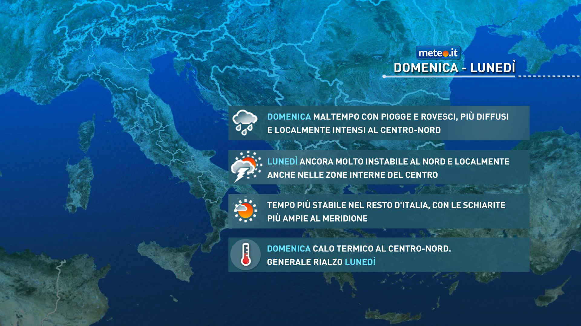 Meteo: Festa della Mamma con piogge e temporali al Centro-Nord!