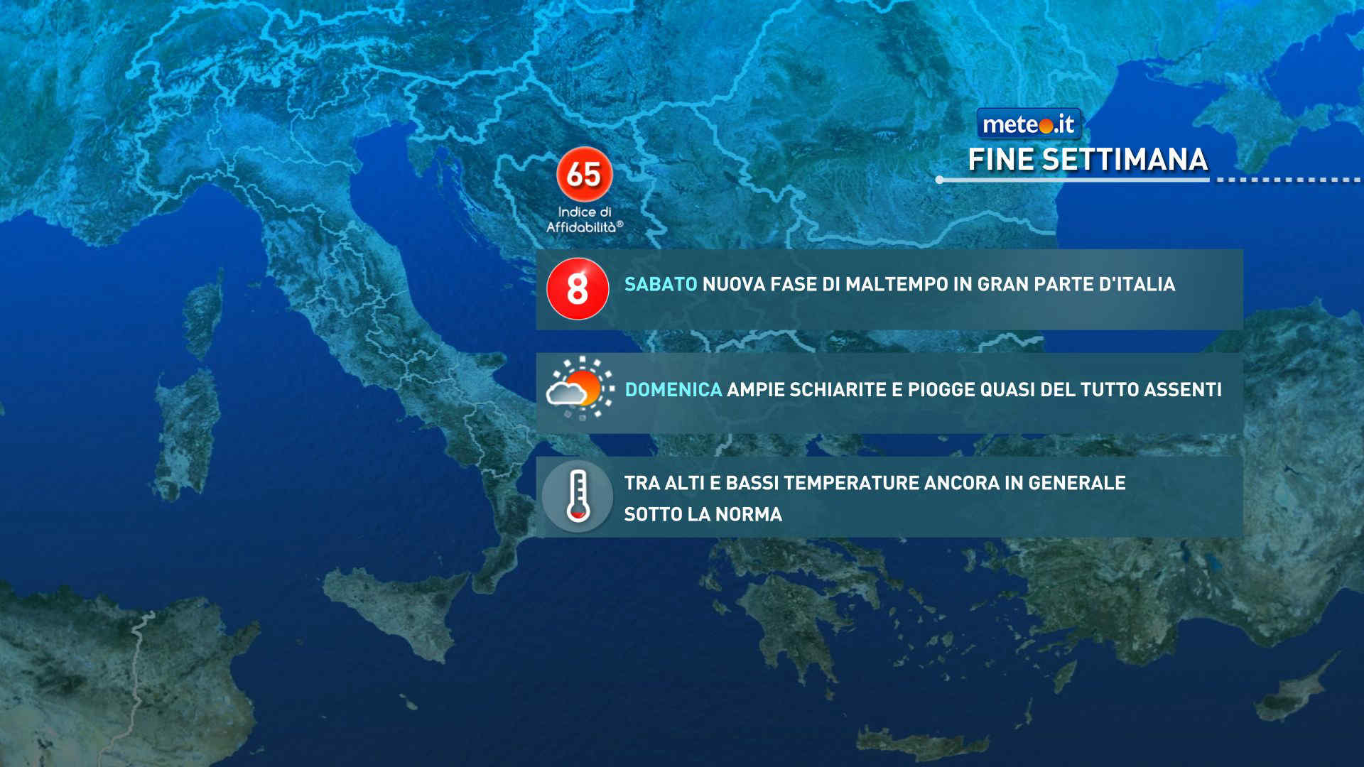 Meteo weekend: sabato 16 maggio ancora maltempo poi migliora