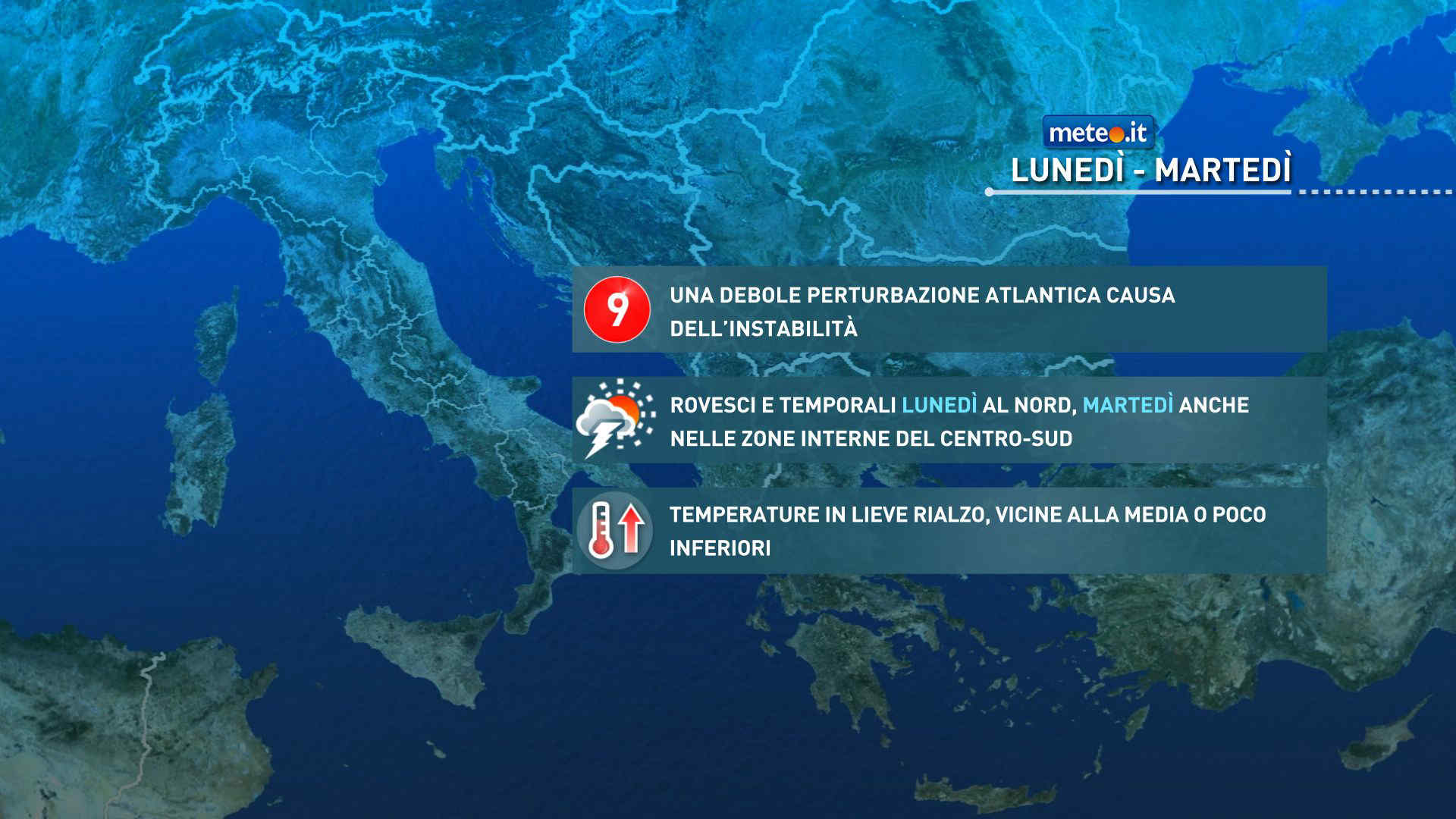 Meteo, inizio settimana instabile poi caldo in aumento: le previsioni