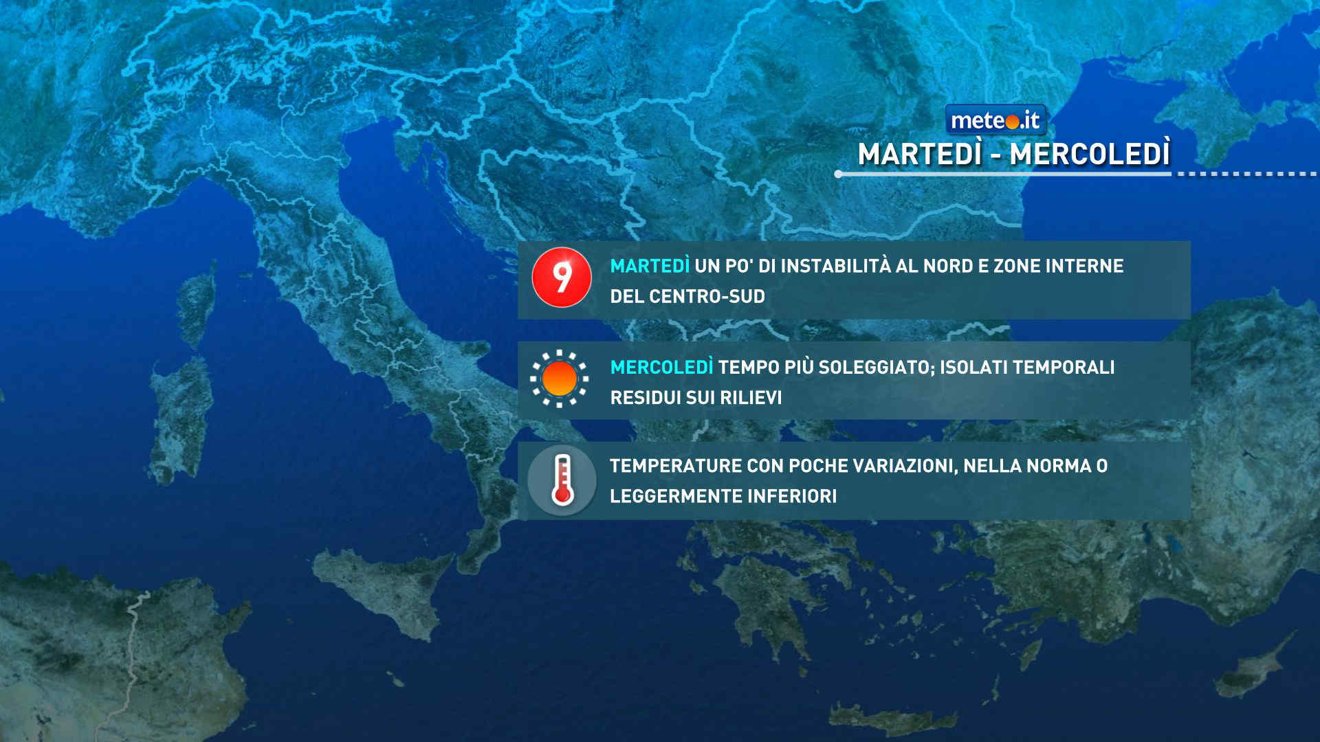 Meteo 19 maggio: instabilità e temperature nella norma. Poi Anticiclone!