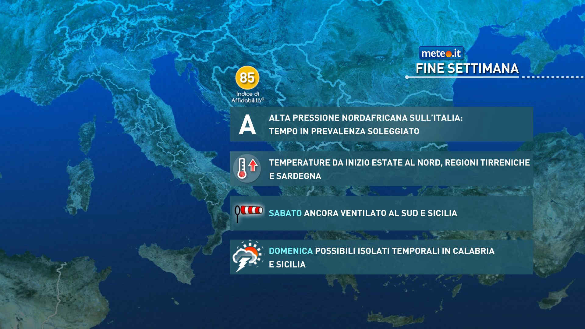 Meteo, 23-24 maggio: weekend estivo sull'Italia. La tendenza