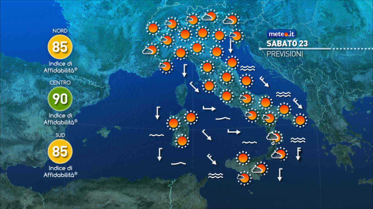 Meteo: weekend al via con picchi di caldo estivo al Nord! Le previsioni
