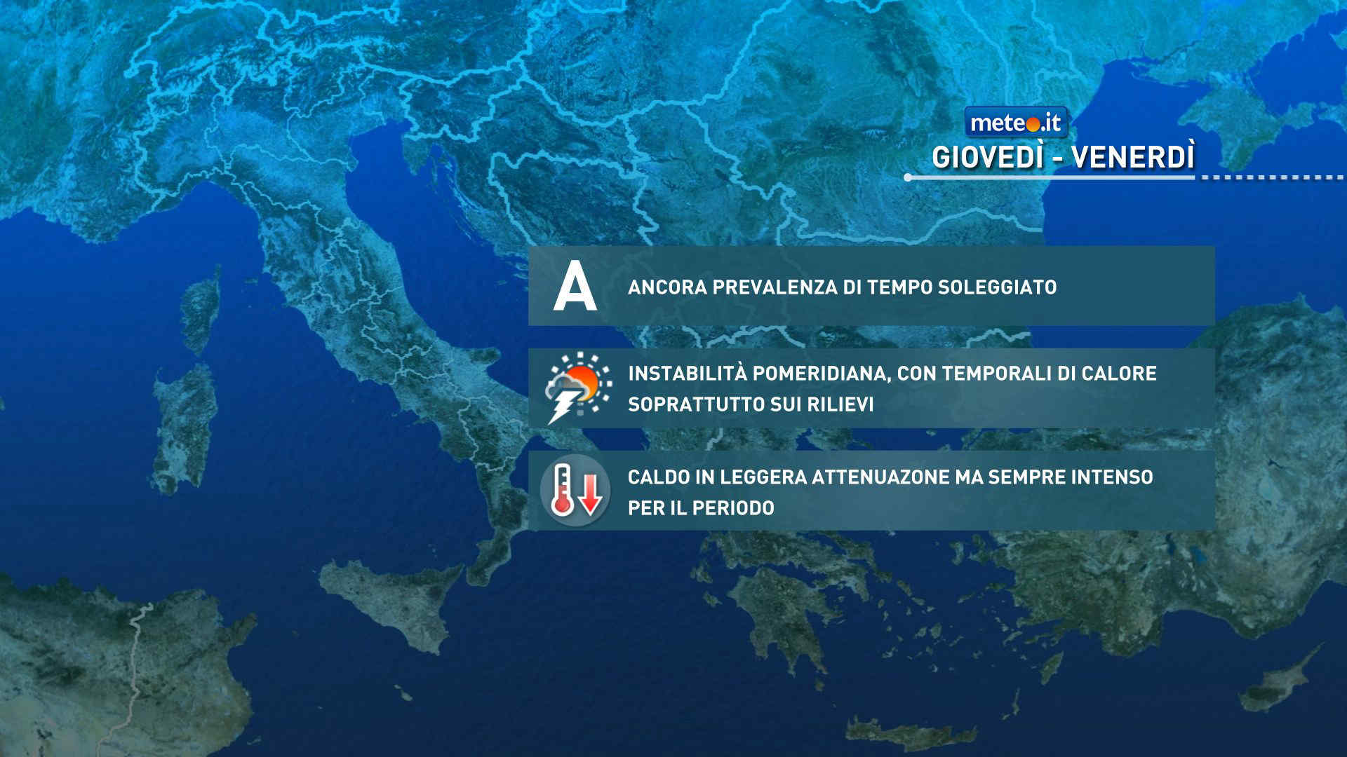 Meteo, lieve calo termico con instabilità pomeridiana: le previsioni del 28-29 maggio