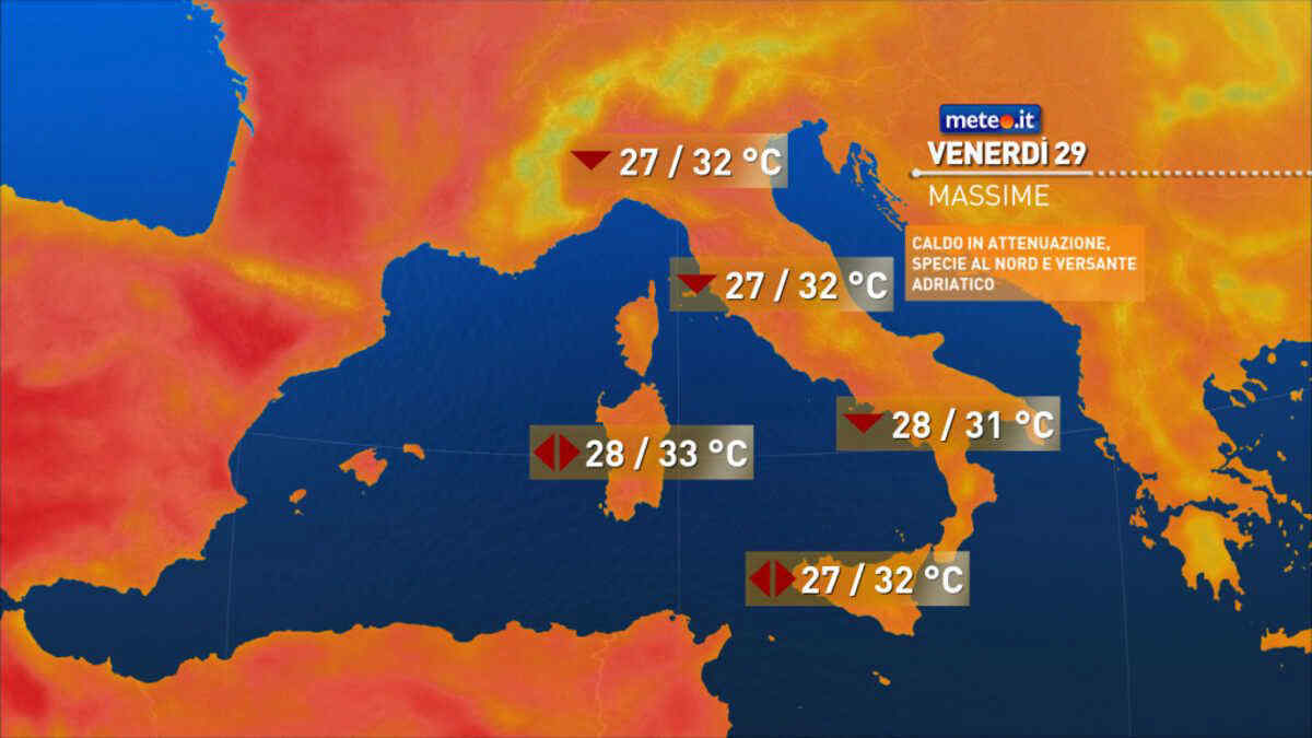 Meteo 29 maggio: il caldo anomalo concede una breve pausa!