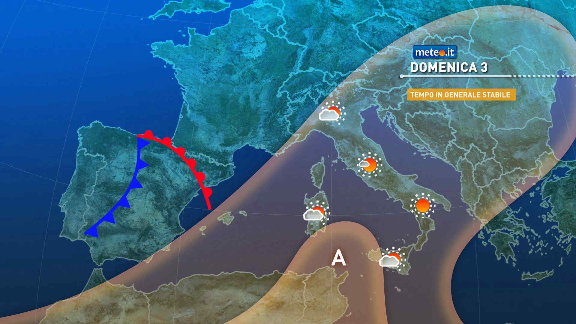 Meteo, 3 maggio stabile ma da lunedì peggiora: le previsioni