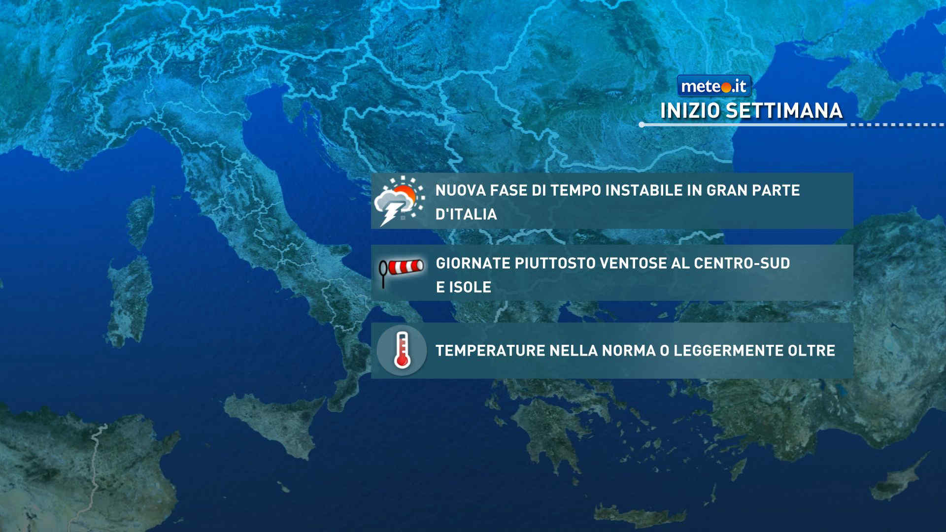 Meteo, da lunedì 4 maggio nuova fase instabile: la tendenza