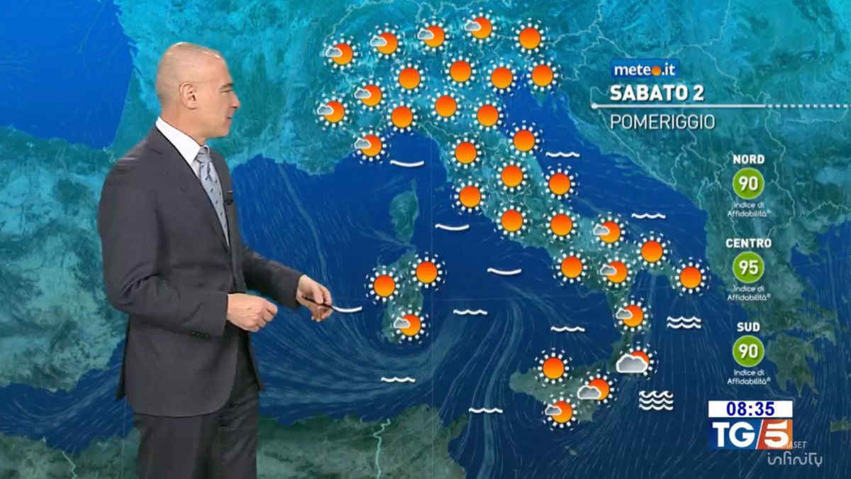 Meteo, weekend stabile ma dal 4 maggio torna il maltempo