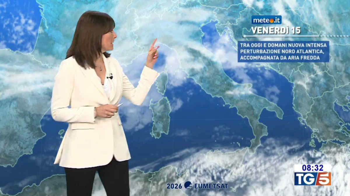 Meteo, in arrivo 24-36 ore di maltempo anche intenso