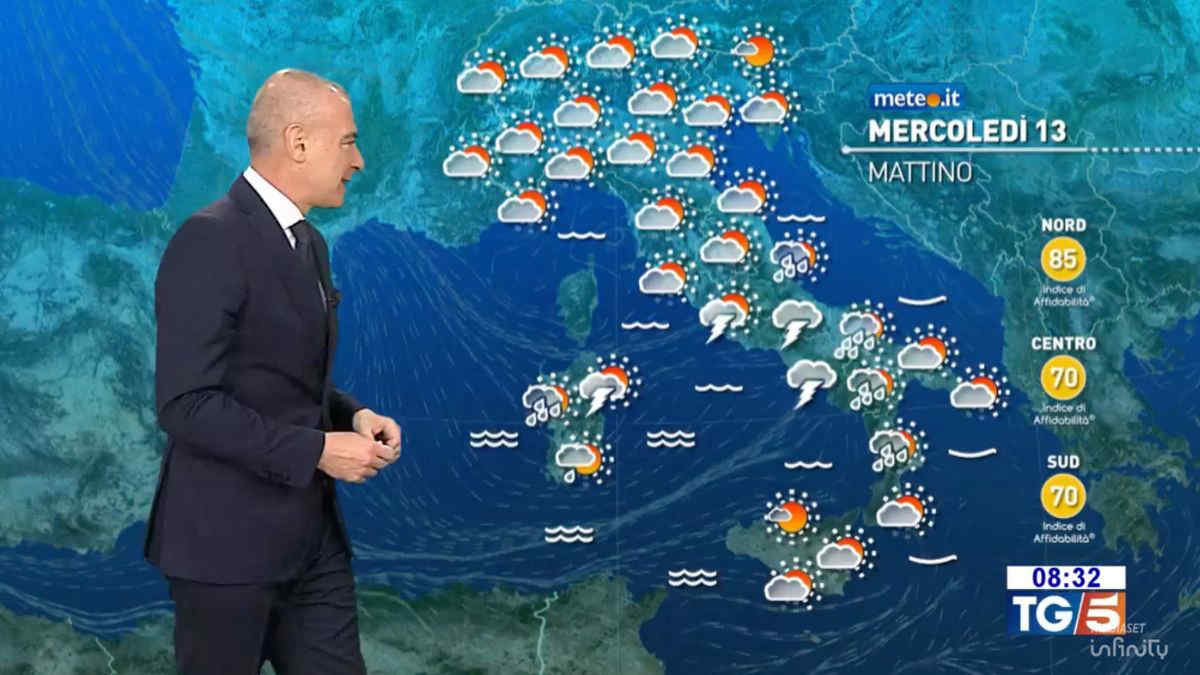 Meteo, Italia nel mirino delle perturbazioni: instabilità in aumento