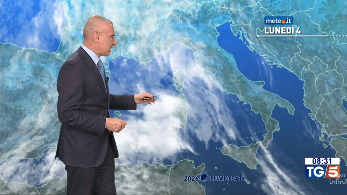 Meteo: inizio di settimana con piogge e temporali. Ecco dove