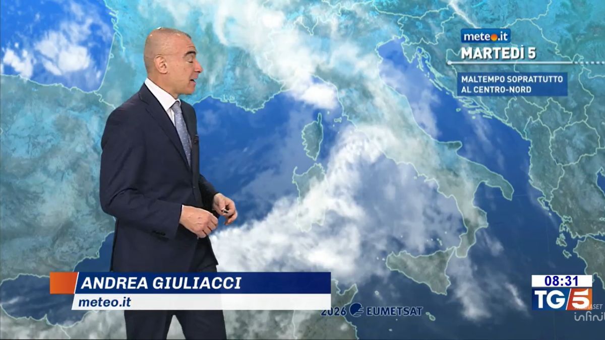 Meteo 5 maggio: maltempo al Centro-Nord! Temperature in calo