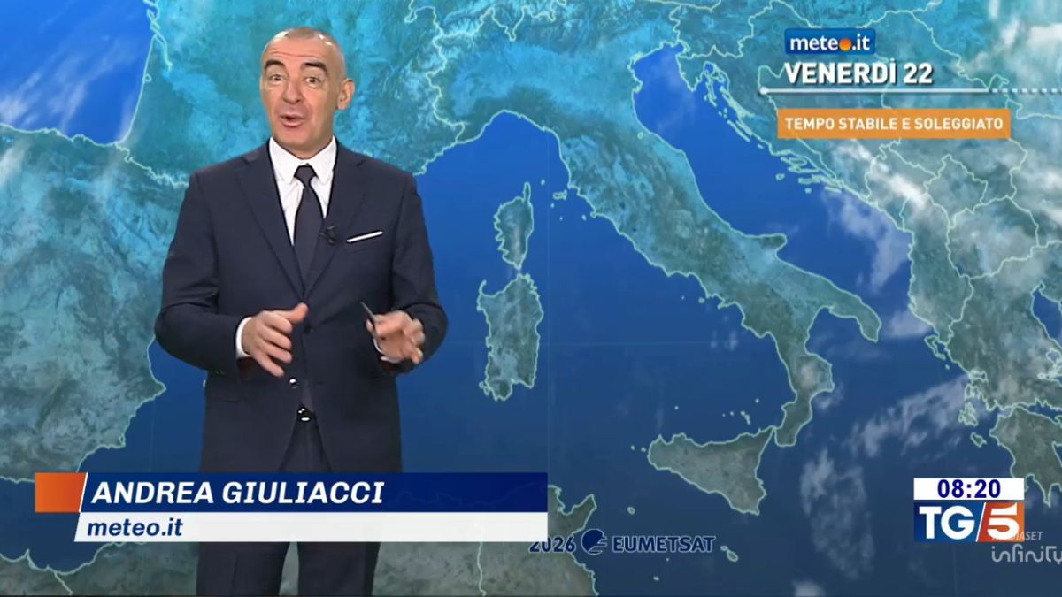 Meteo: 22 maggio con sole e clima mite! Nel weekend assaggio d'estate