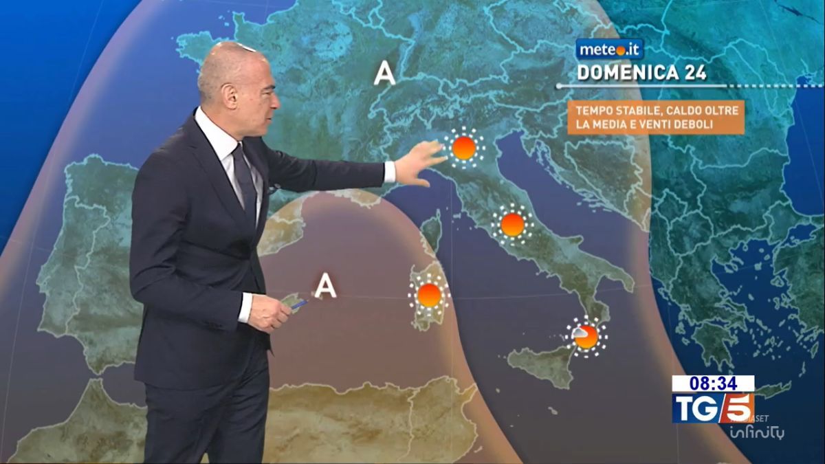 Meteo: al via un weekend dal sapore estivo al Nord! Attesi oltre 30 gradi