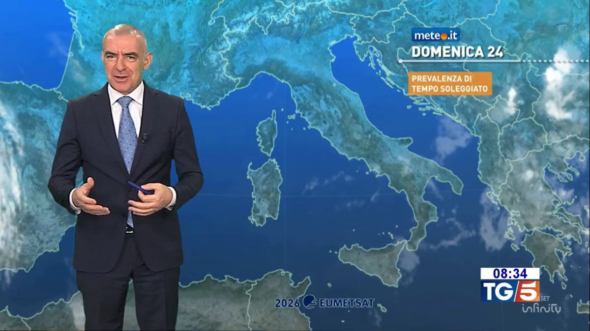 Meteo: domenica 24 con caldo estivo in aumento! Oltre 30 gradi al Nord