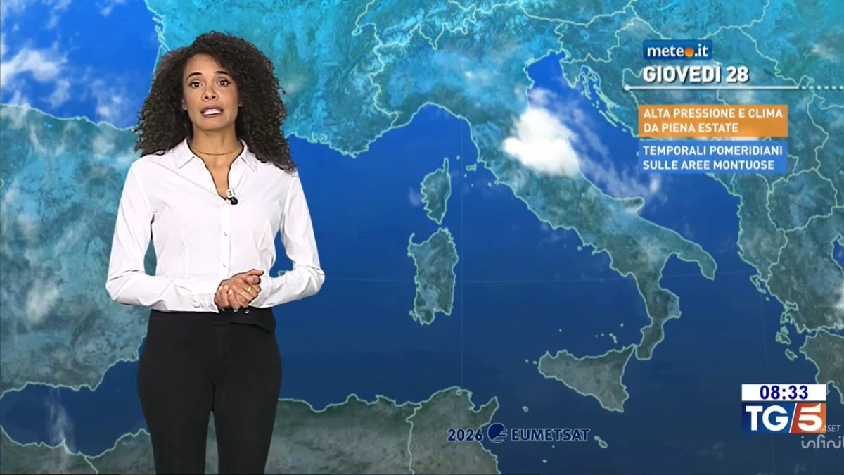 Meteo: 28 maggio con aumento dell'instabilità e caldo meno estremo