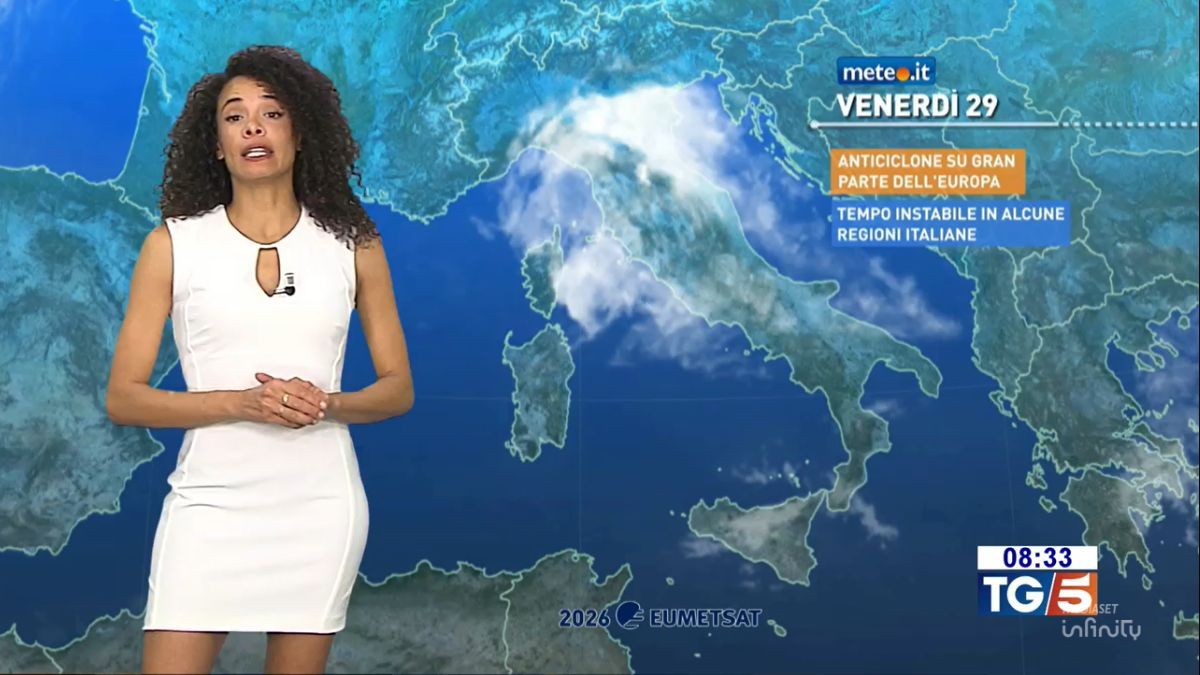 Meteo: temporali oggi (29 maggio) in aclune regioni. Caldo meno estremo