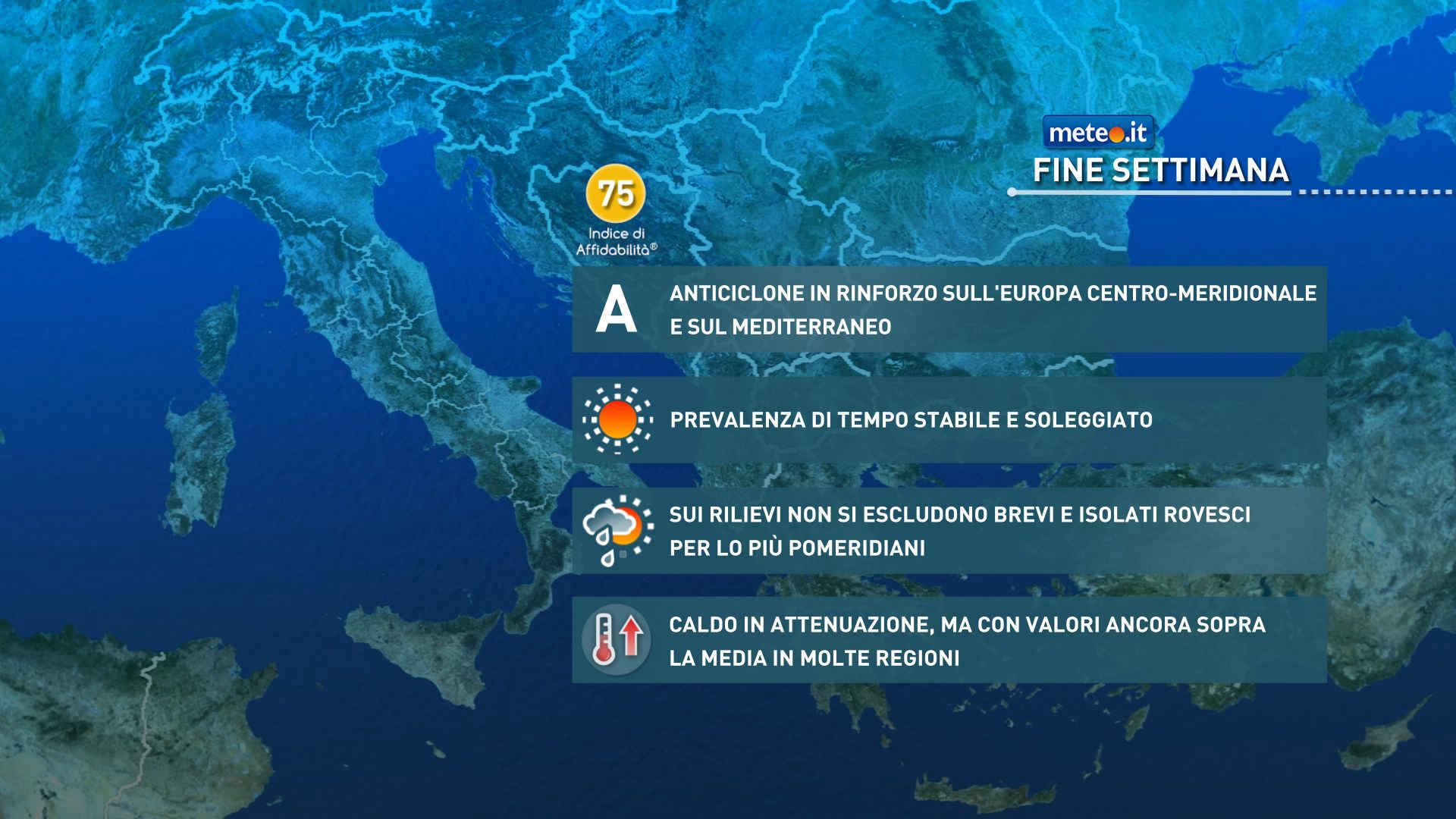 Meteo, dal weekend possibile ritorno dell'Anticiclone Africano