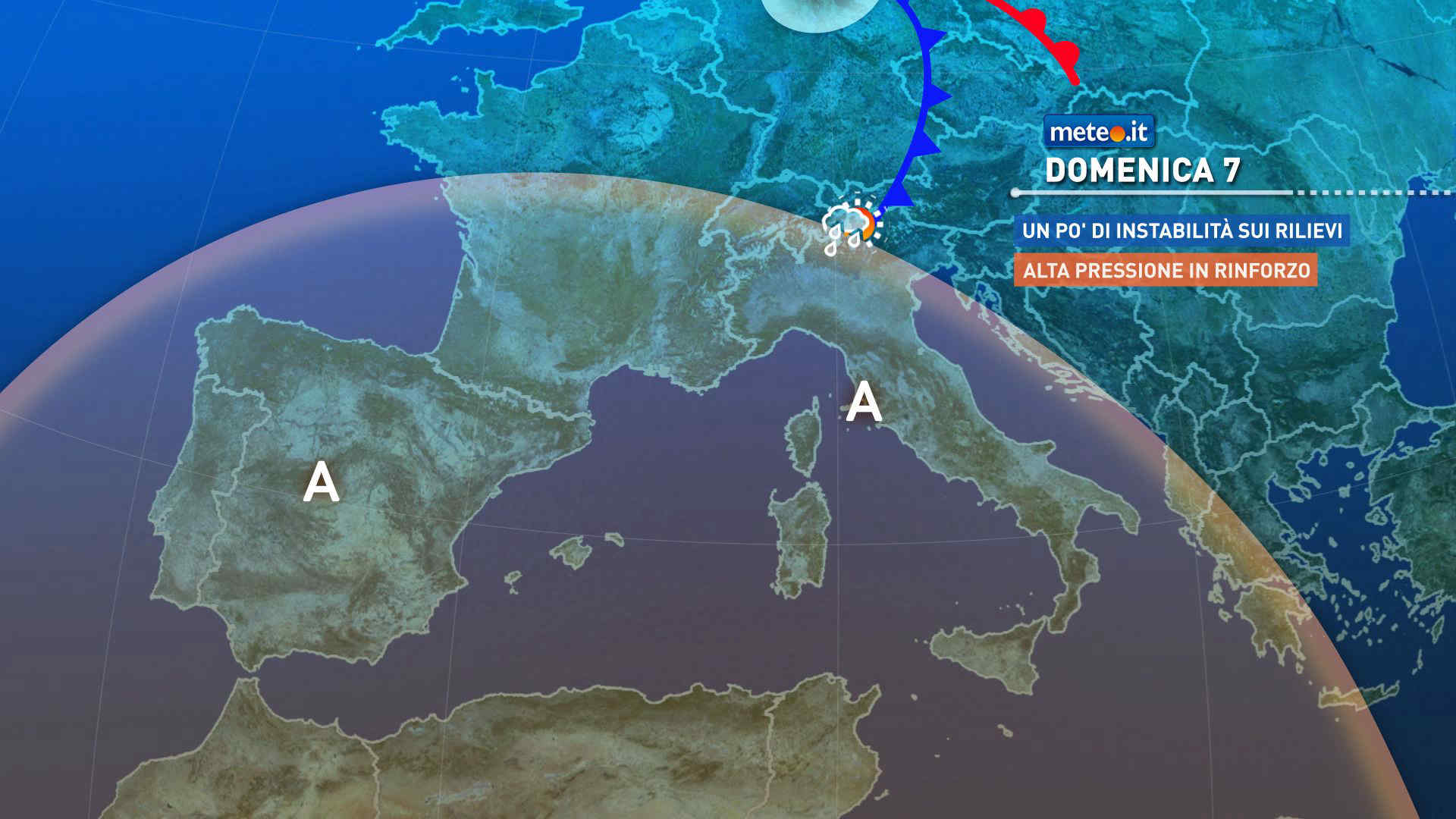 Meteo, domenica con il sole ma in settimana aumenta l'instabilità al Nord