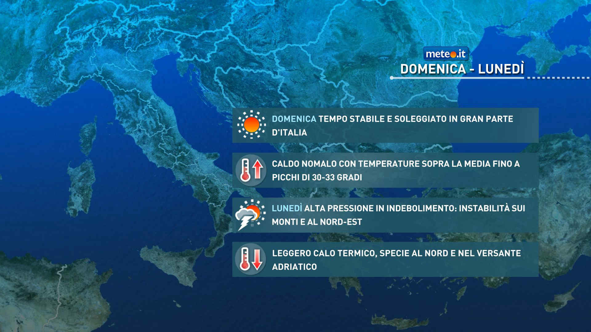 Meteo, domenica soleggiata poi nuova ondata di caldo intenso in vista: le previsioni
