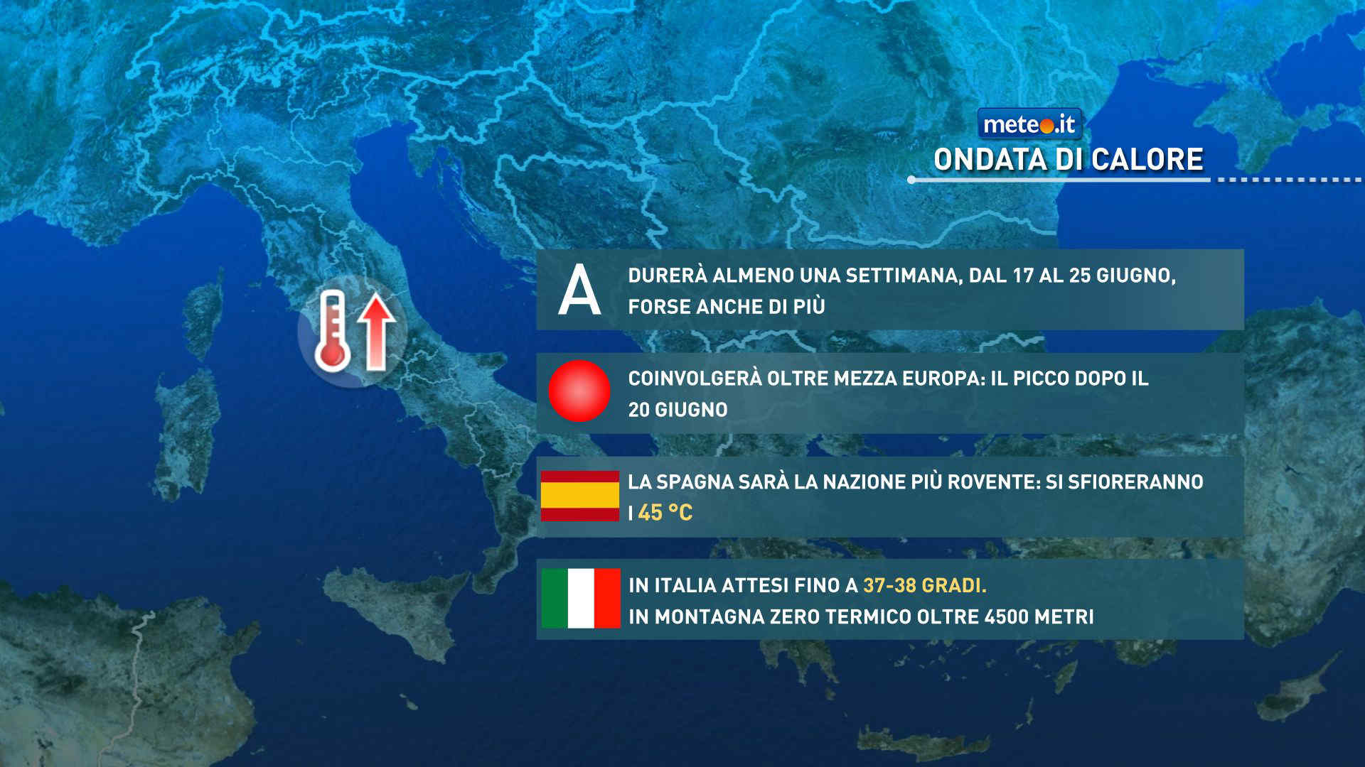 Meteo, in arrivo un'intensa ondata di caldo