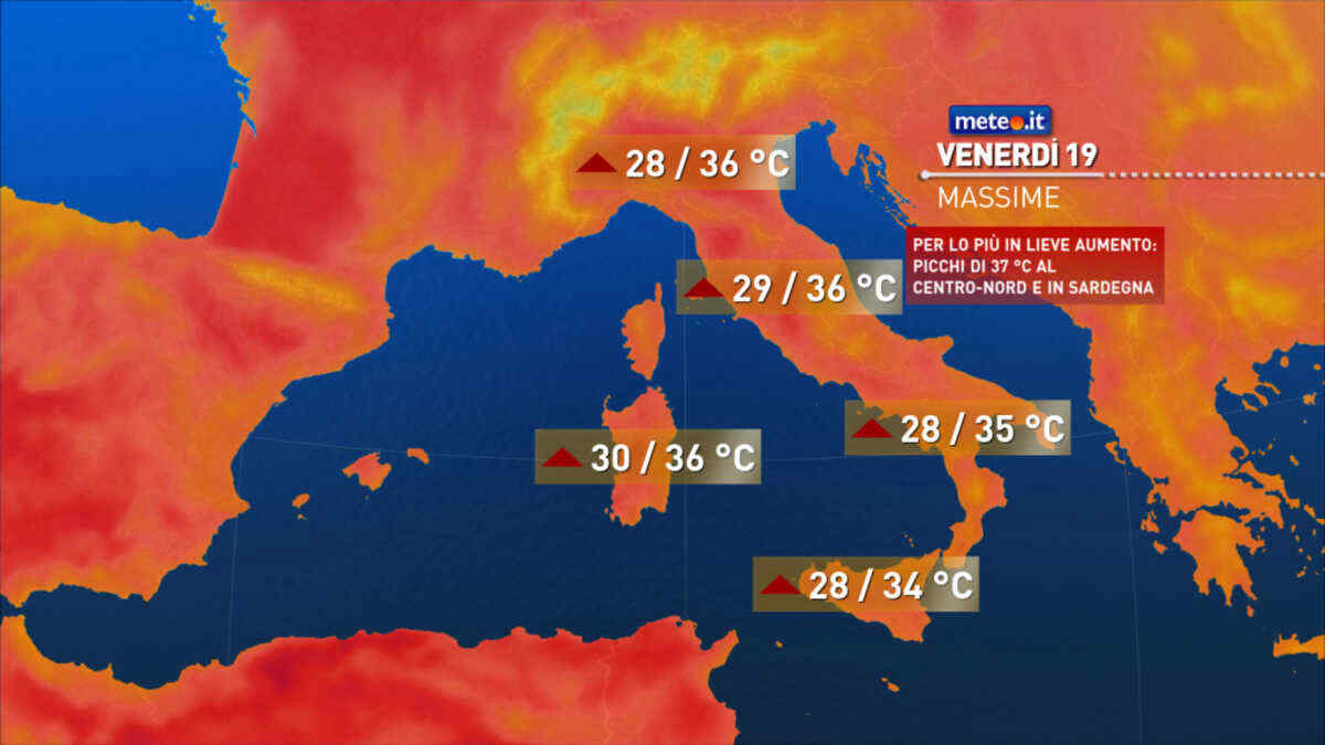 Meteo, 19 giugno con caldo in aumento e rischio temporali: ecco dove