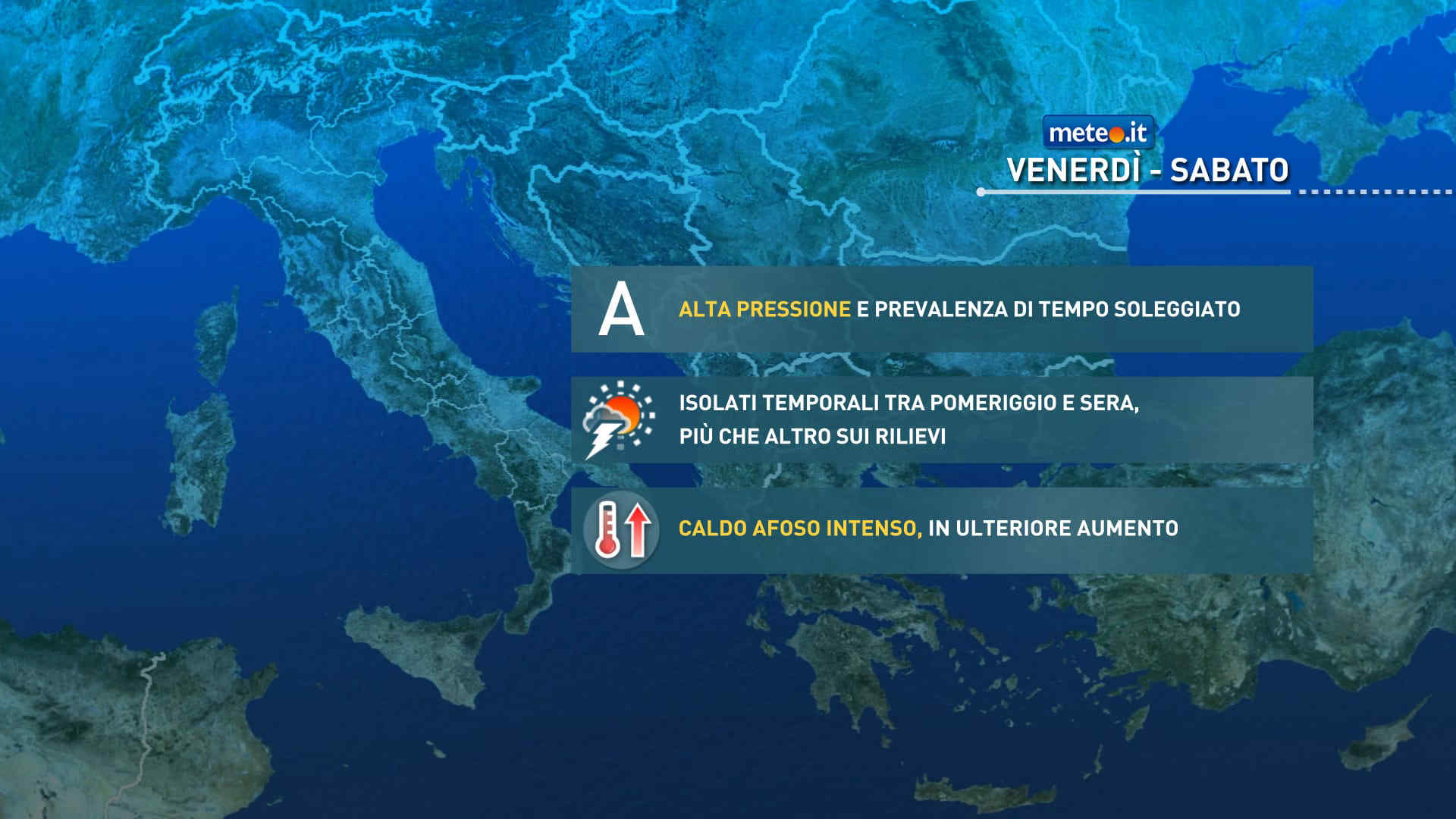 Meteo, sole e caldo afoso intenso: le previsioni del 26-27 giugno