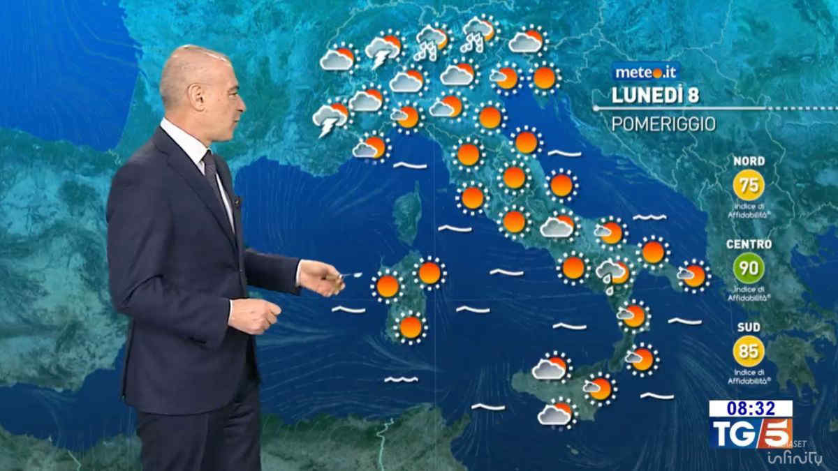 Meteo, sole e caldo al Centro-sud, più instabile al Nord: le previsioni dell'8-9 giugno